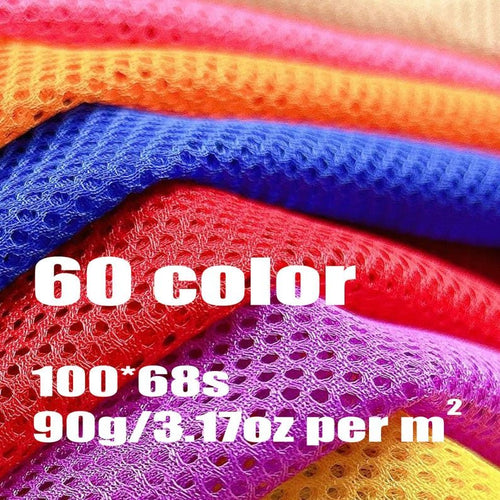 60 color Net mesh fabric sold by the yard