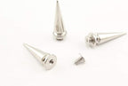 Zinc Alloy Screw in Bullet Rivet Spike Studs Spots for Leather Bag Making Clothing Shoes