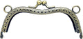 M-Shape Sew-In Kiss-Lock Purse Frame, 4 5/16" x 1 3/4" (11 x 4.5 cm)