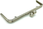 Rectangle Glue-In Kiss-Lock Purse Frame, 12" x 4" (30.5 x 10 cm)