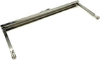 Rectangle Glue-In Kiss-Lock Purse Frame, 7" x 2 3/4" (18 x 7 cm)