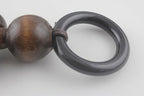 Wood Beads Rope Bag Purse Handles for Knitting Bag Purse Handle Making 19" (46 cm) Deep Brown