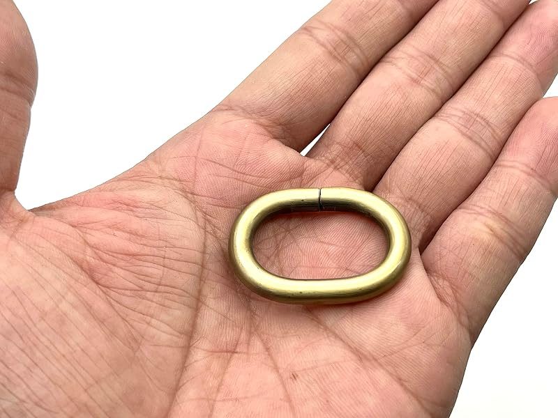 Iron oval rings buckle loops connector Non-Welded for bag belt webbing strap purse making