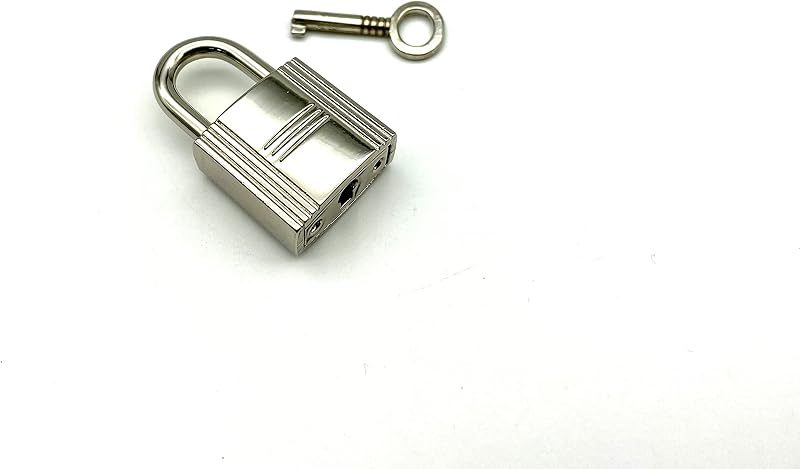 Bag Purse Clutch Padlock with Key zinc alloying for Jewelry Necklace Charm Box Making Hardware