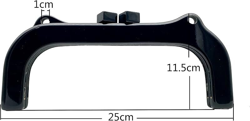 Rectangle Acrylic Purse Frame, 10" x 4 1/2" (25 x 11.5 cm)
