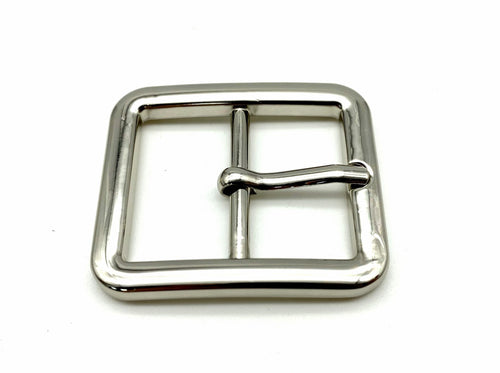 1" (25 mm) Zinc alloy center bar pin buckle for bag purse shoes strap making belt buckle Nickel