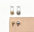 Button Stud Hole Punch Leather Keyhole Slit Cutter for Installing Sam Browne Buttons, Ball Post Studs & Round Head