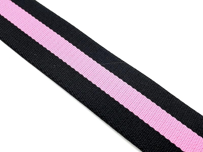 Stripe Webbing Ribbon Polyester-Cotton Blend Strap Replacement 5 Yards