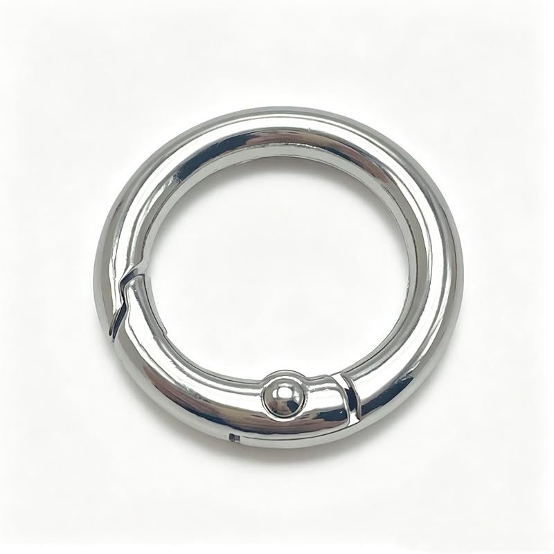 Spring Gate O Ring / zinc alloying Round Snap Clip Trigger Make for Key Handbag Purse Shoulder Strap