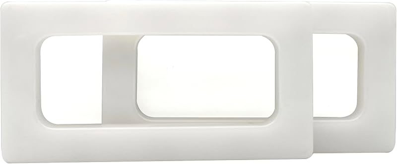 Resin Rectangle Cut-Out Purse Handles, 4 3/4" x 2 3/8" (12 x 6 cm) (Pair)