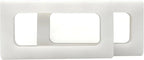 Resin Rectangle Cut-Out Purse Handles, 4 3/4" x 2 3/8" (12 x 6 cm) (Pair)