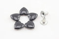 Heart Shape Riveted / Iron Double Cap, Purse Rivet Studs for Leather Bag Making Clothing Shoes