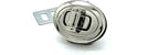 Oval Twist Turn Lock Clasp Purse Closure Lock Zinc alloying for Purse Bag Wallet Clutch Making