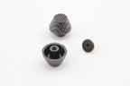 12mm flat cone Alloy screw rivet purse feet Gunmetal Black Gold Light gold