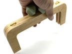 Wood-Bead Wood Purse Frame, Screw-On, 8" (20 cm)