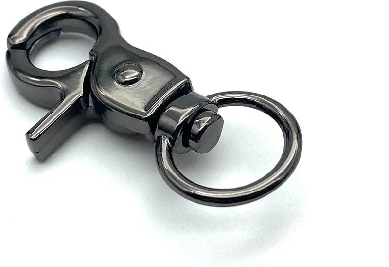 Lobster-Claw Swivel Clasp, Round Eye (1/2", 4.5cm)