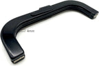 Rectangle Acrylic Purse Frame, 10" x 4" (25 x 10 cm) - Flat Clasp