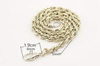 Custom Personalized Bag Purse Rope Chain Strap Handles Replacement Extender / Light Gold