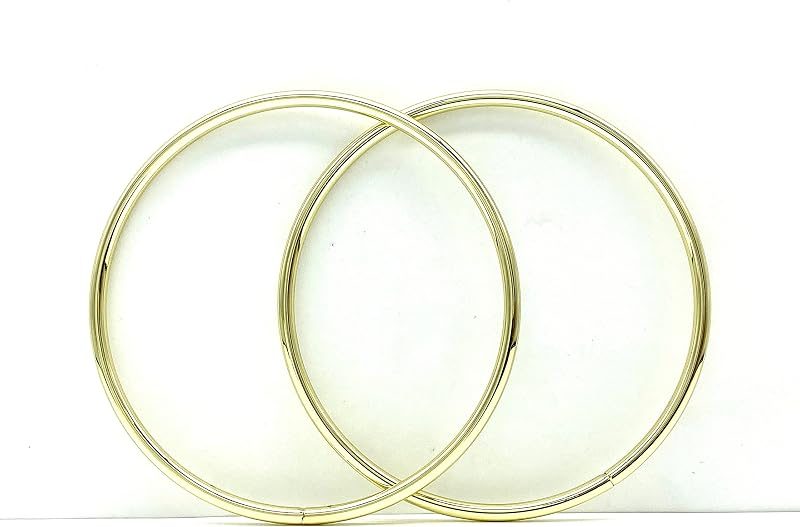 Round/Circular Iron Purse Handles (2 Pieces) per lot, Gold