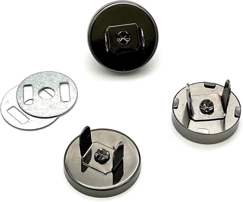 Round Cover Magnetic Snaps intensified Strength Bag Button Purse Leather Closures for Sewing Purse Bag Clutch Wallet 3/4