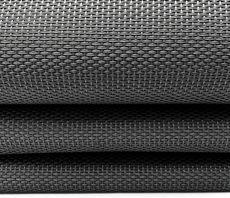 Heavy Duty Vinyl Mesh Fabric by the Yard, 2x1 Tight Weave PVC Coated Polyester