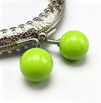 Color-Ball Sew-In Kiss-Lock Purse Frames, 3 1/2" x 2" (9 x 5 cm) - Set of 7 Colors, 16mm Balls