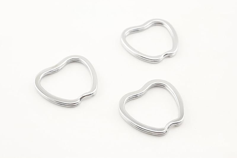 Apple-Shaped Split Key Ring