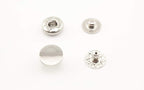 Zinc Alloy Flat top Cap snap Fastener Buttons Washable Press Stud for Sewing Leather Craft Clothing - Flat-Cap Snap…