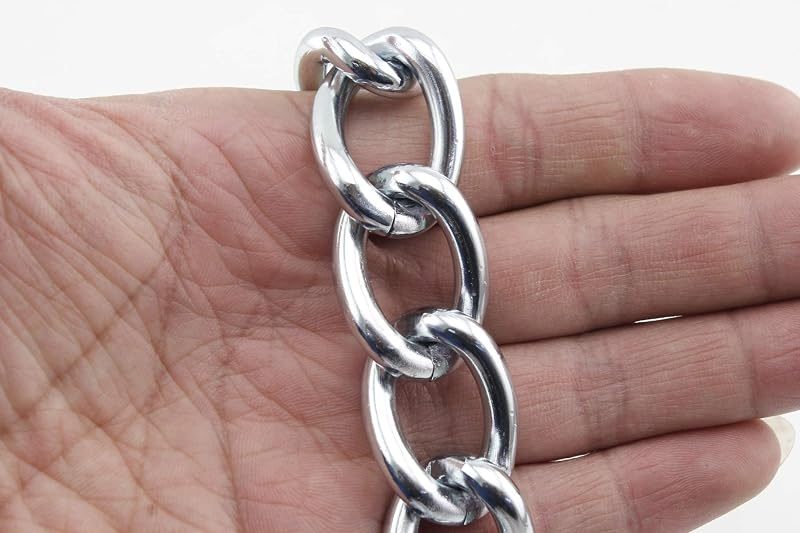 Custom Personalized Bag Purse Shoulder Chain Strap Handles Replacement Extender 35.4" (90 cm) Nickel