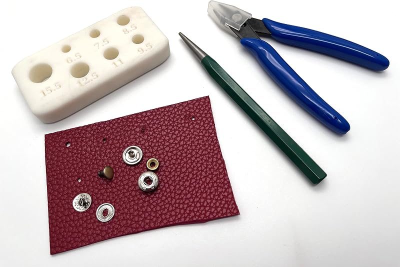 Snap Fastener & Rivet Remover Tool, Precision Chisel for Leather Craft & Fabric, Safely Detach Press Studs Without