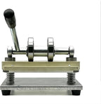 Leather Die Cutter Cutting Machine Double Guiding Shaft Leather Embossing Machine