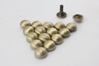 Dome Riveted / Soild Brass Double Cap Rivet Studs Leather Rivet for Bag Making Clothing Shoes