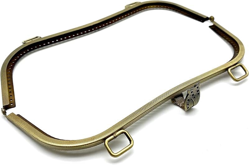 Arch Sew-In Kiss-Lock Purse Frame, 10 1/2" x 3 3/8" (26.5 x 8.5 cm)