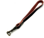 Genuine Leather Wristlet Strap Wrist Straps Handle with Lobster Clasp and D Ring for Key fob Replacement