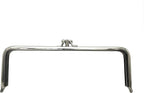 Rectangle Double-Pocket Glue-In Kiss-Lock Purse Frame, 7 3/4" x 2 3/4" (19.5 x 7 cm)