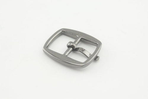3/8" (11 mm) center bar pin buckle for bag purse shoes strap hat dog collar making Gunmetal