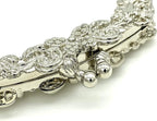 Vintage Embossed Screw-In Kiss-Lock Purse Frame, 5" x 2 3/16" (12.5 x 5.5 cm) - Baroque Scroll