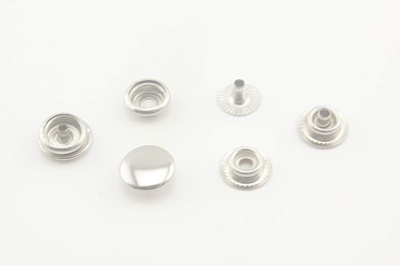 Solid Brass snap Fastener Buttons Washable Press Stud for Sewing Leather Craft Clothing - Sew-On Snap Button