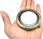 Round Compact Mirror Blank with Engraved Rim, 2 3/4" (7 cm)