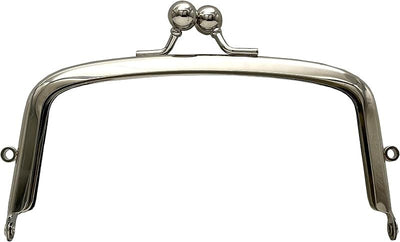 Arch Glue-In Kiss-Lock Purse Frame, 4 3/4" x 2 3/16" (12 x 5.5 cm)