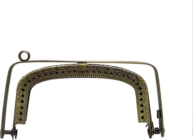 Rectangle Sew-In Kiss-Lock Purse Frame, 7.5 x 4 cm