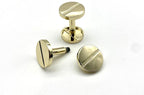 Zinc Alloy Round Chicago Binding Screw Rivets Concho Screw Button Nail Rivet for DIY Leather Decoration Bookbinding…