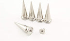 Zinc Alloy Screw in Bullet Rivet Spike Studs Spots for Leather Bag Making Clothing Shoes