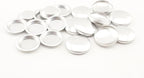 Buttons to Cover Aluminium Fabric Self Cover Button Kit with Flat Back Wholesale Size 20 Diameter