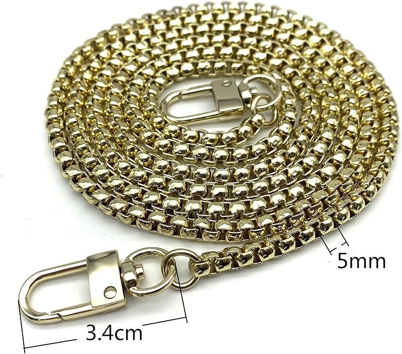 Custom Personalized Bag Purse Crossbody Shoulder Box Chain Strap Handles Replacement Extender