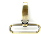 Oval Push-Gate Swivel Snap Hook, Large
