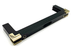 Rectangle Wood Purse Frame with Metal Corners, 12.5" (32.5 cm)