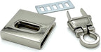 Rectangle Twist Turn Lock Clasp Purse Closure Lock Zinc alloying for Purse Bag Wallet Clutch Making