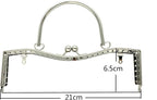 Sew-In Kiss-Lock Purse Frame, 8 1/8" x 2 9/16" (21 x 6.5 cm)