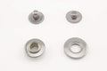 Solid Brass Open Ring snap Fastener Buttons Washable Press Stud for Sewing Leather Craft Clothing